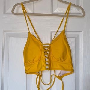 Yellow Bathing Suit Top